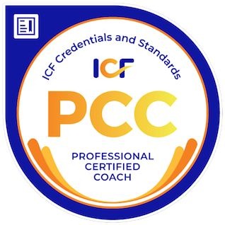 ICF Professional Certified Coach (PCC) credential badge